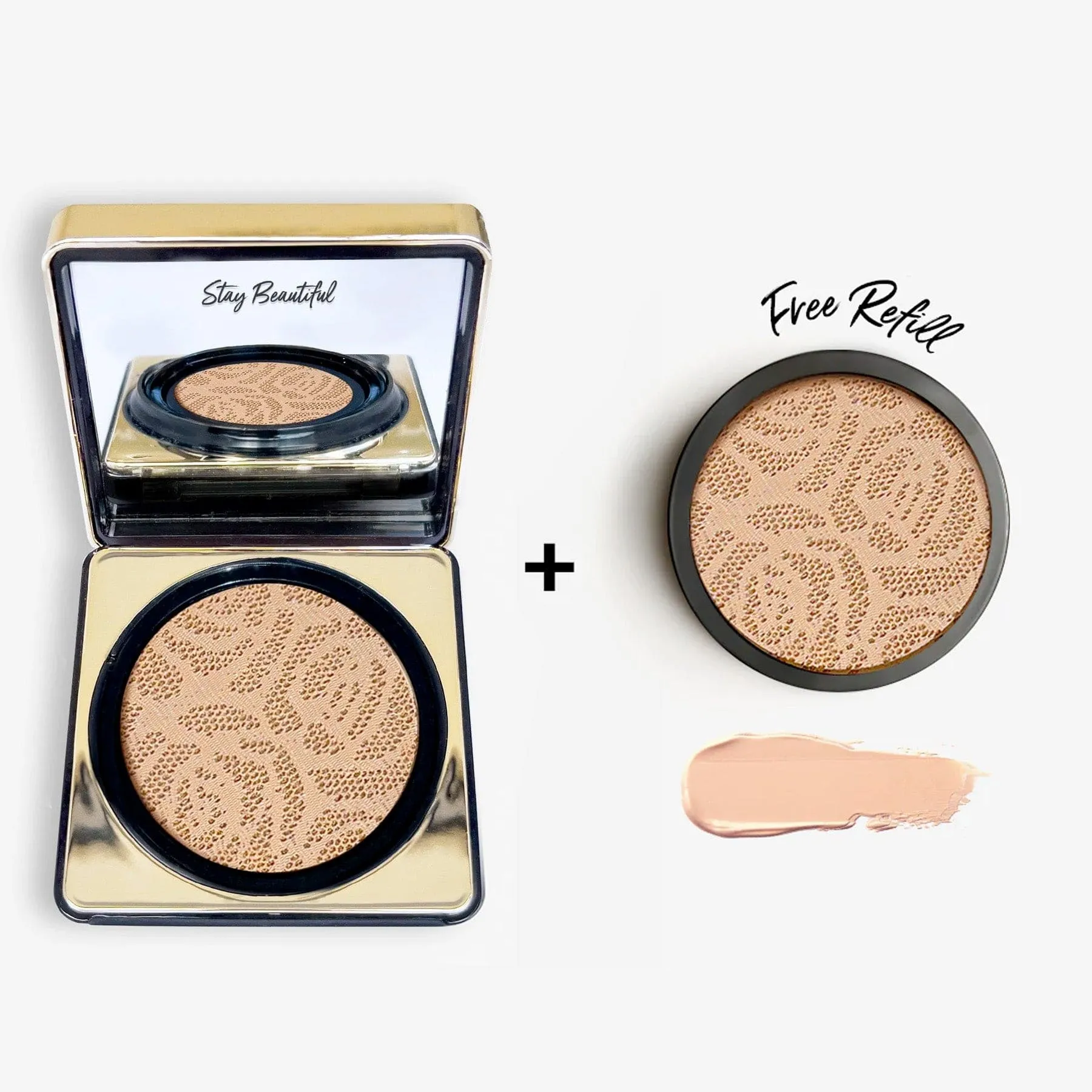 10 Collagen Cushion Compact Supreme Serum foundation   Free Full Size Refill