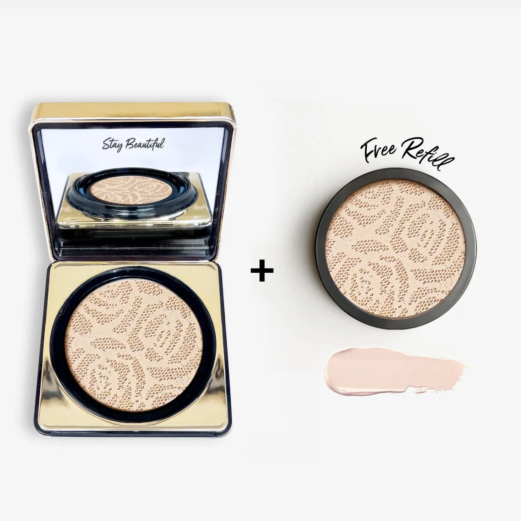 10 Collagen Cushion Compact Supreme Serum foundation   Free Full Size Refill