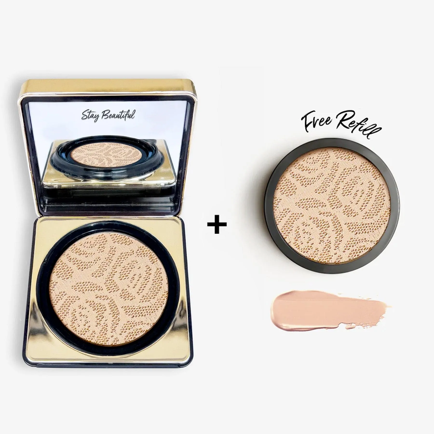 10 Collagen Cushion Compact Supreme Serum foundation   Free Full Size Refill