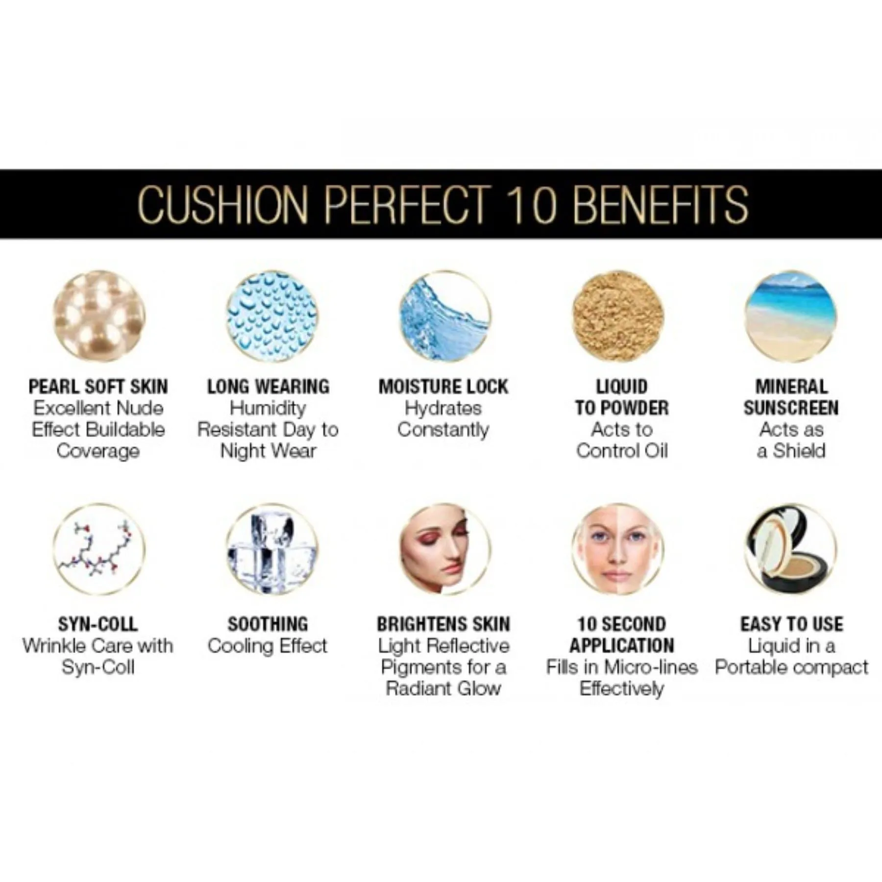 AU LAST STOCKS  10 Collagen Cushion Compact Foundation- Winner Best Foundation