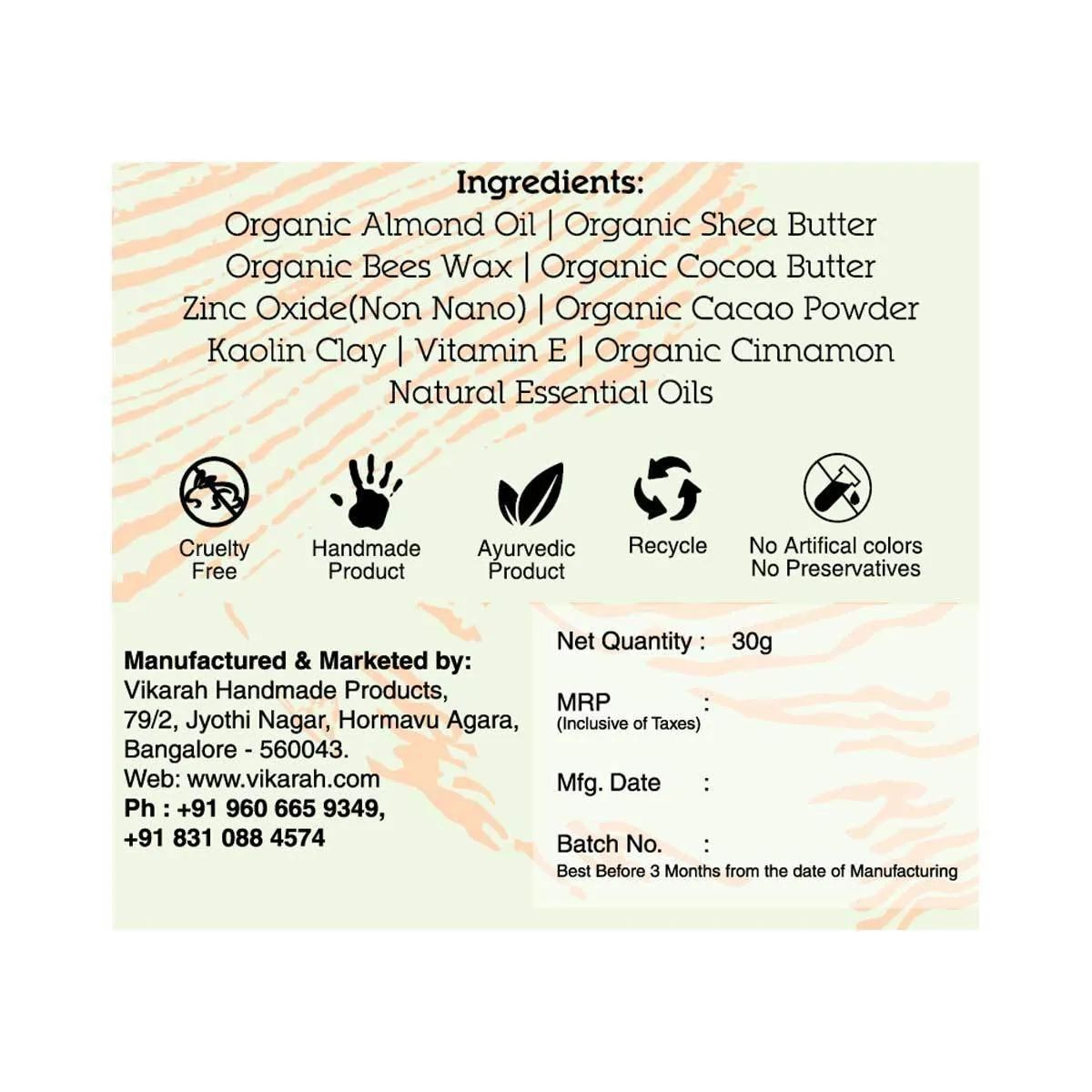 Ayurvedic Facial Foundation Light Tone