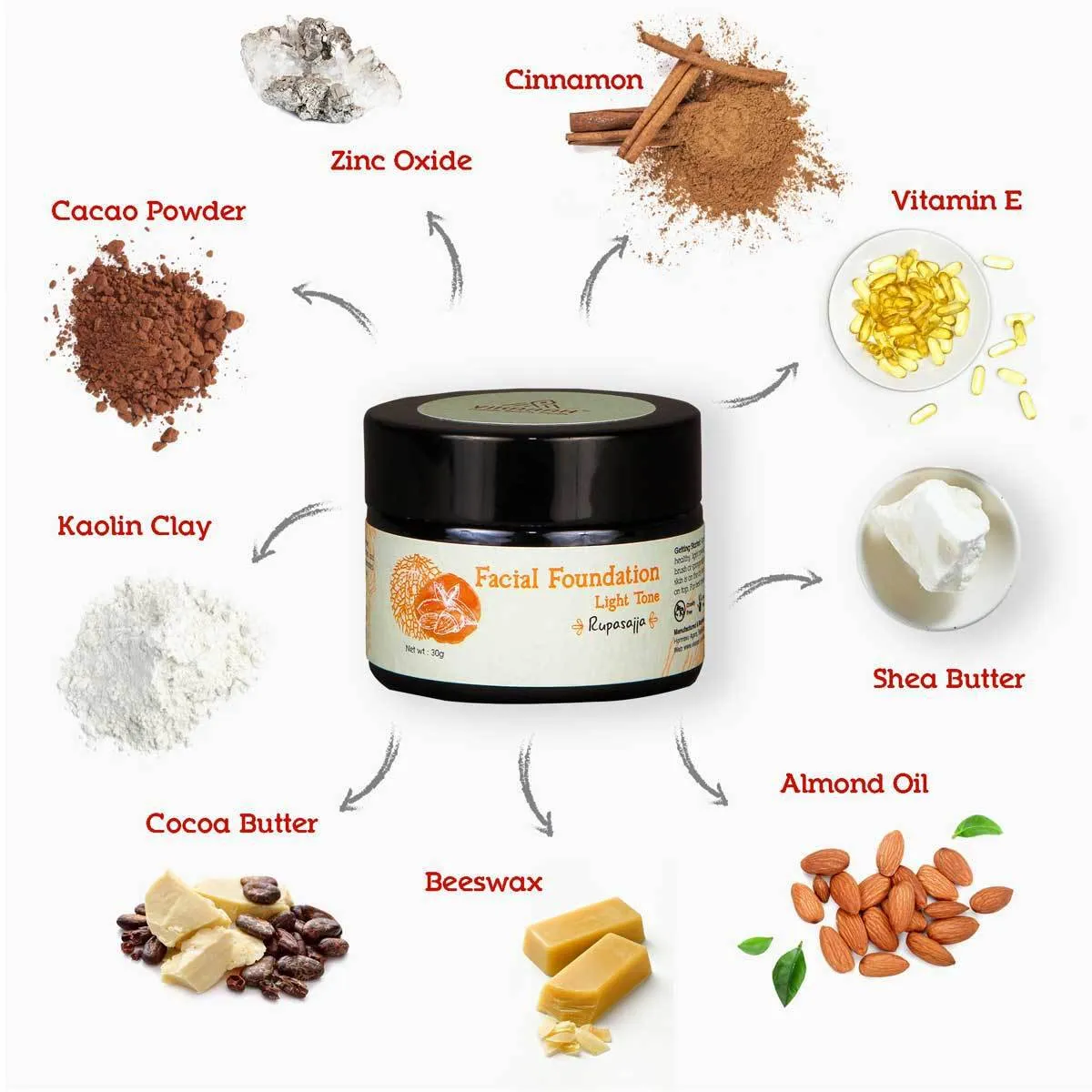 Ayurvedic Facial Foundation Light Tone