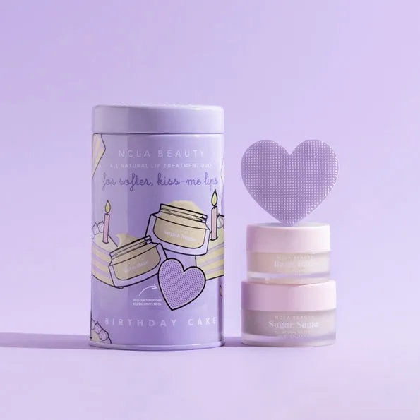 Birthday Cake Lip Scrub and Lip Treatment Set
