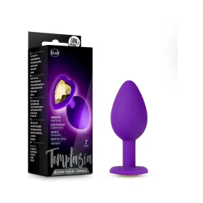 Blush Temptasia Bling Plug w/Gem Small - Purple