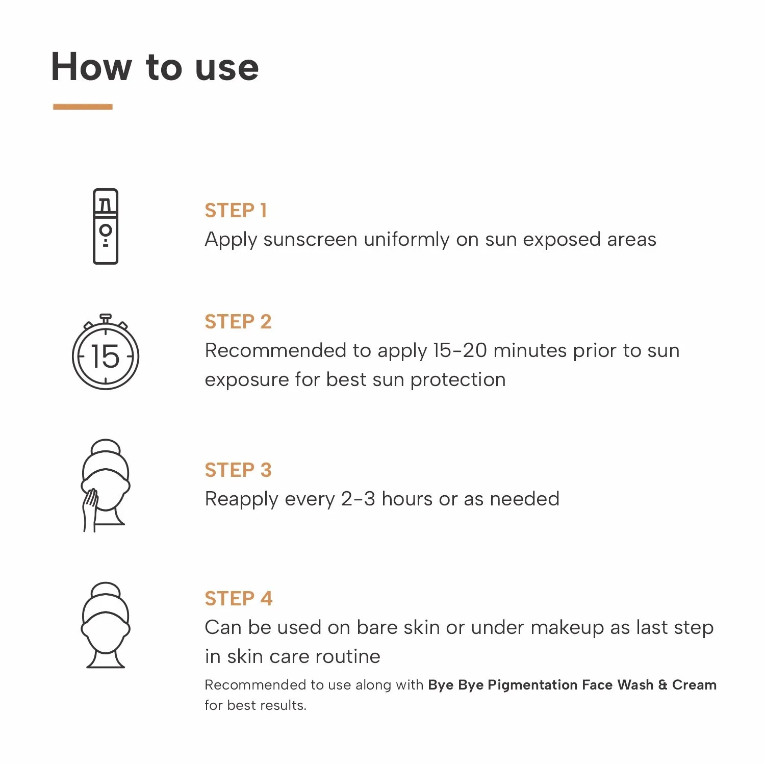 Bye Bye Pigmentation Sunscreen - 50g