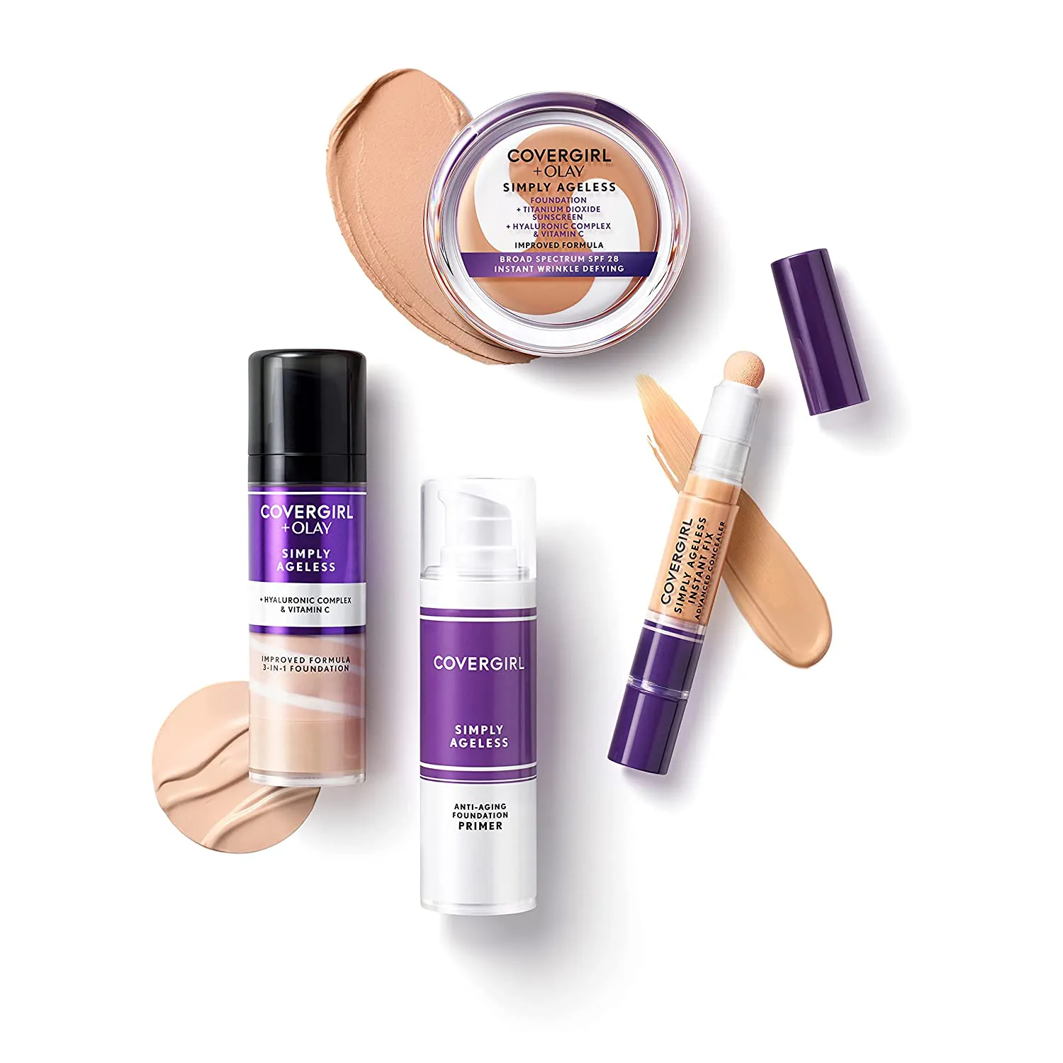 Covergirl   Olay Simply Ageless 3-In-1 Liquid Foundation, Creamy Natural