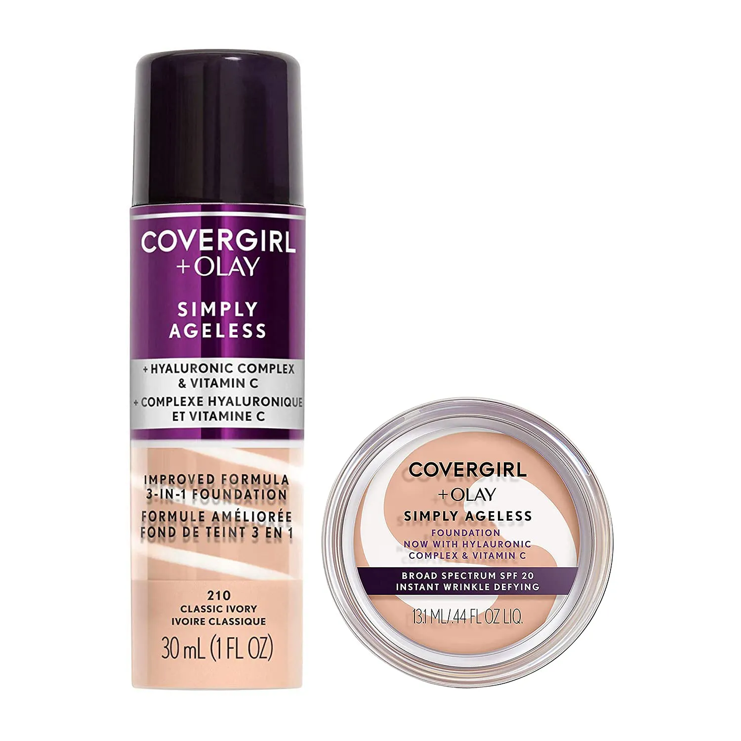 Covergirl   Olay Simply Ageless 3-In-1 Liquid Foundation, Creamy Natural