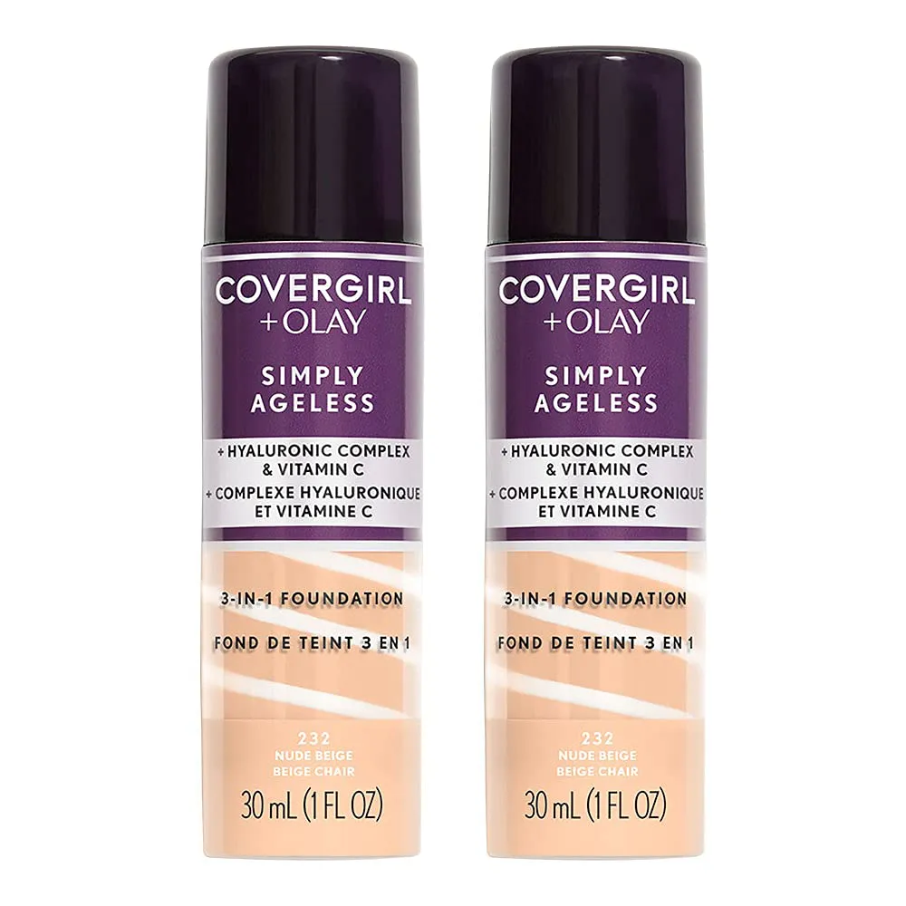 Covergirl   Olay Simply Ageless 3-In-1 Liquid Foundation, Creamy Natural