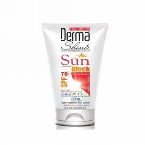 DERMA SHINE 70 SPF SUN BLOCK 200GM