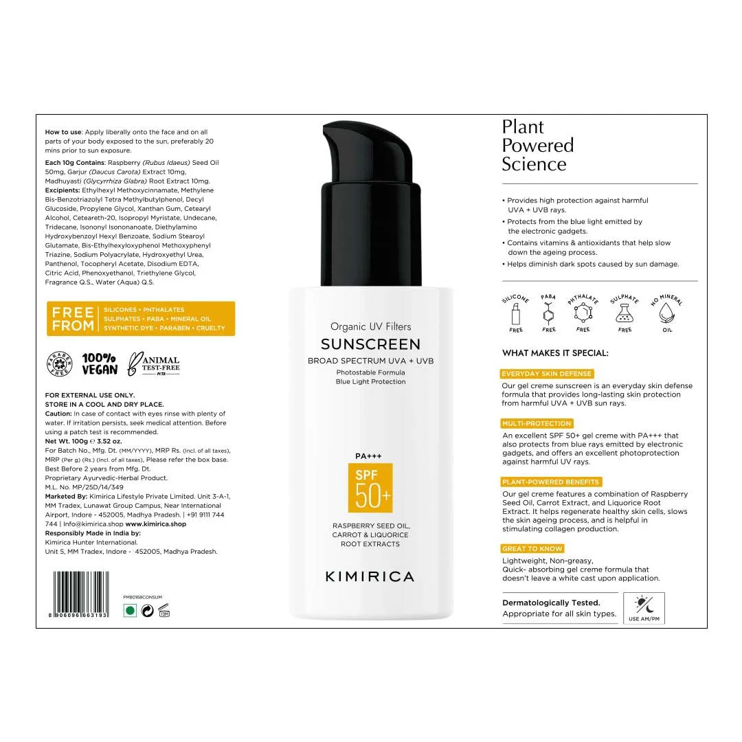 Everyday Sunscreen- SPF 50  With Multi-Protection
