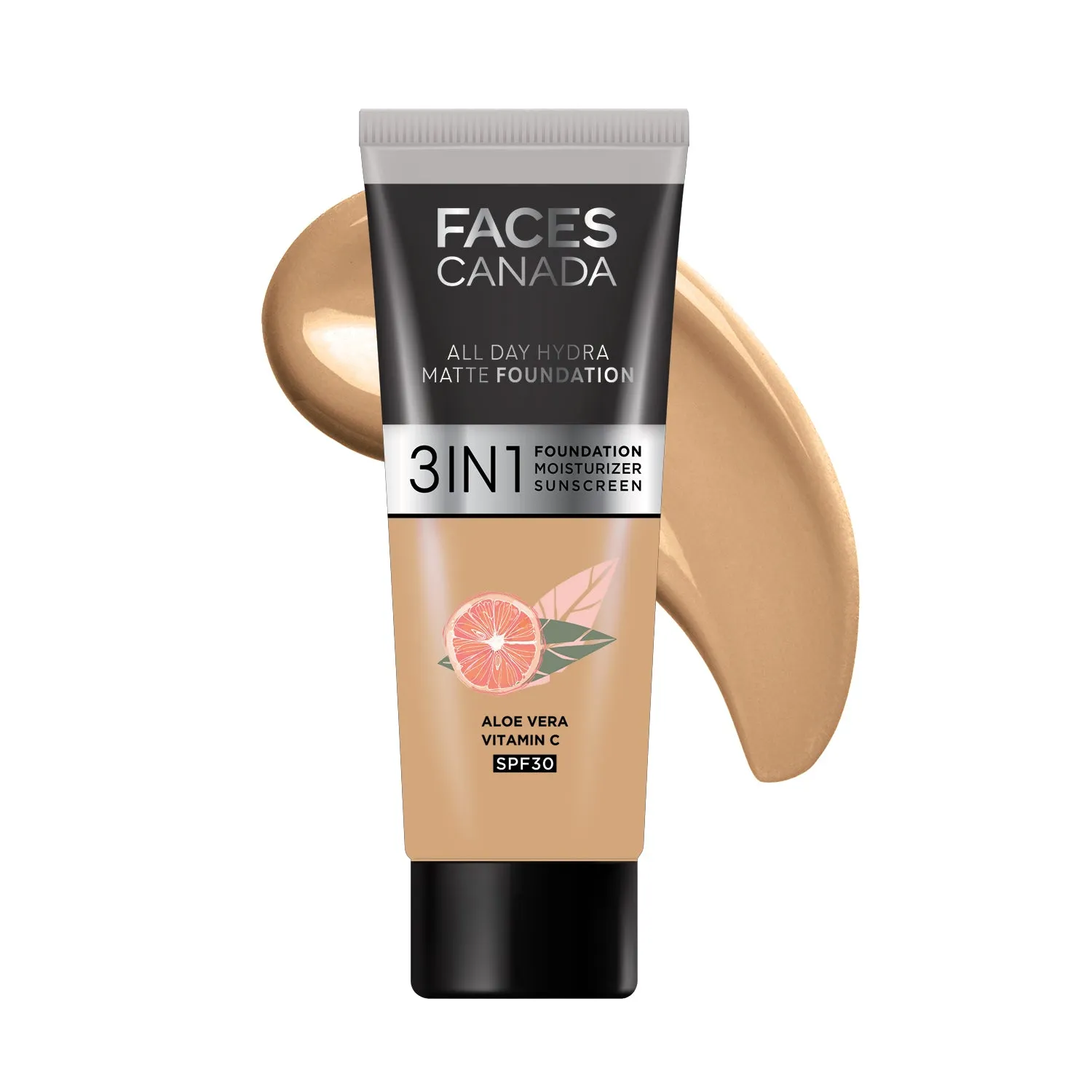 FACES CANADA All Day Hydra Matte Foundation Honey Beige 031 15ml
