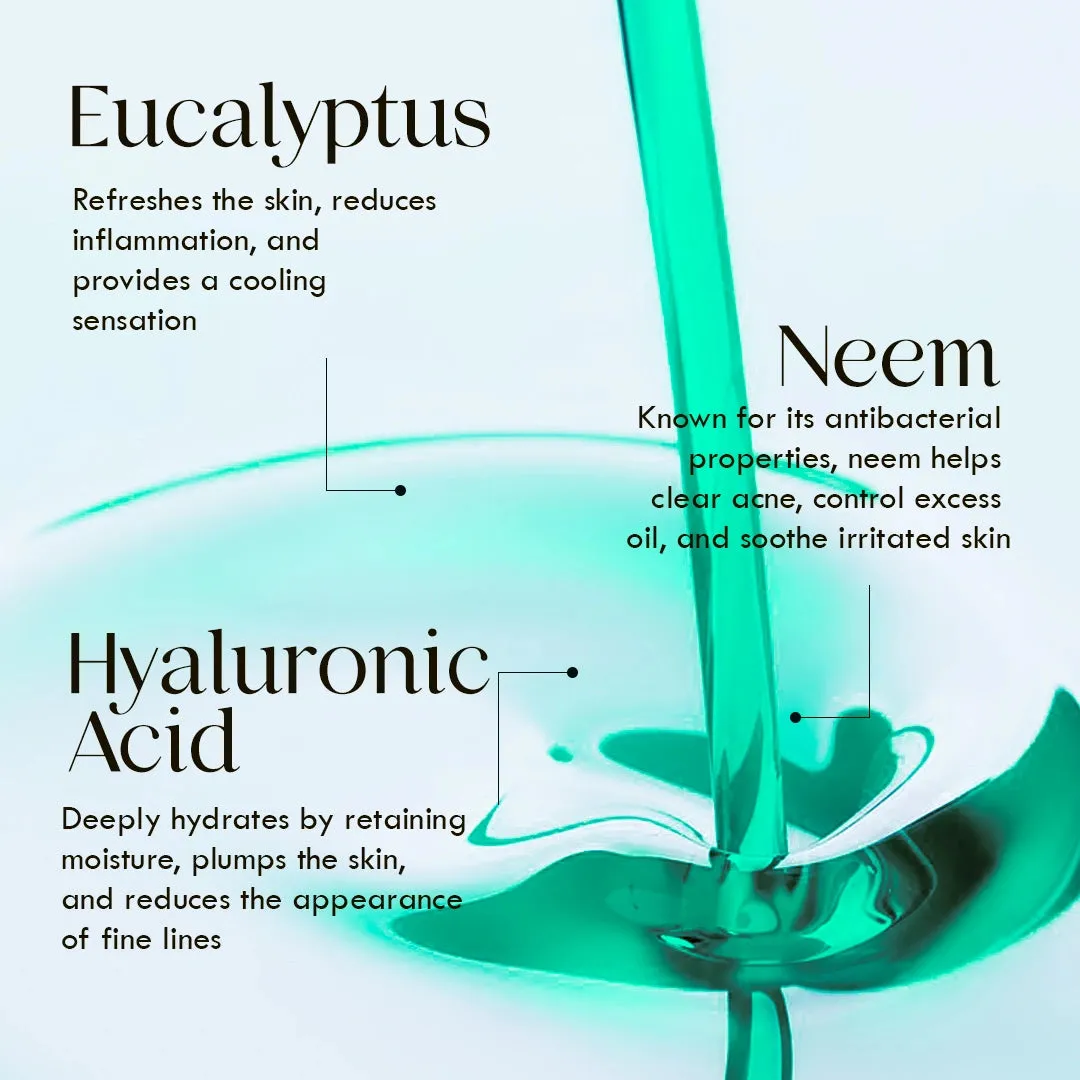 Hyaluronic Acid   Eucalyptus - Hydrating & Cooling Facial Cleanser - Take A Chill
