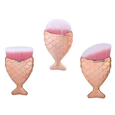 Iconic Beauty 3D Mermaid fish style makeup brush set