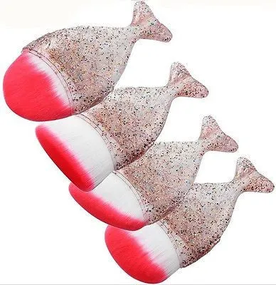 Iconic Beauty 3D Mermaid fish style makeup brush set