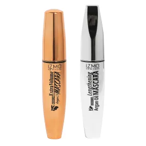 IZME Argan Oil Mascara, Volumizing & Lengthening, 2-Pack