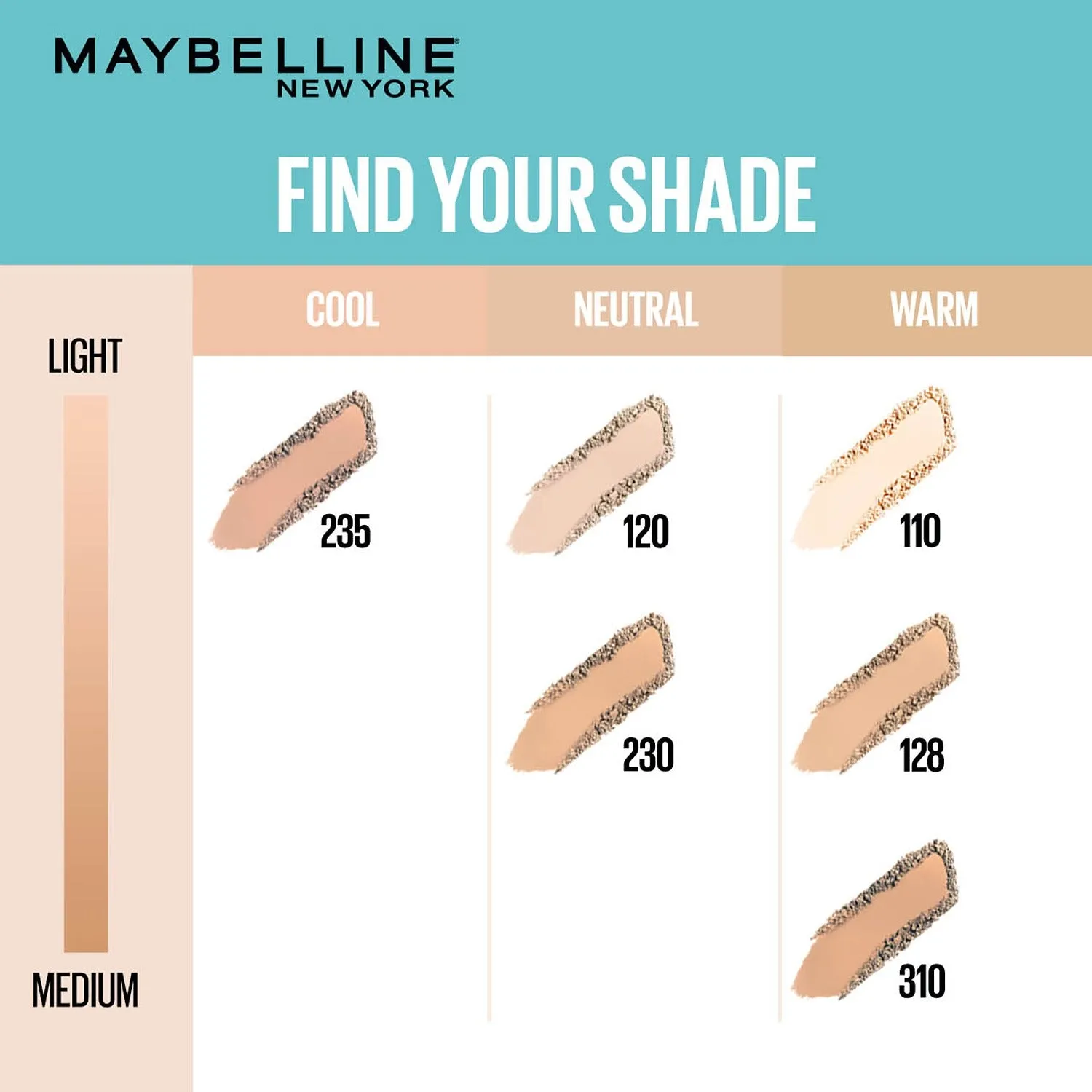 Maybelline New York Fit Me Ultimate Powder Foundation, Shade 310