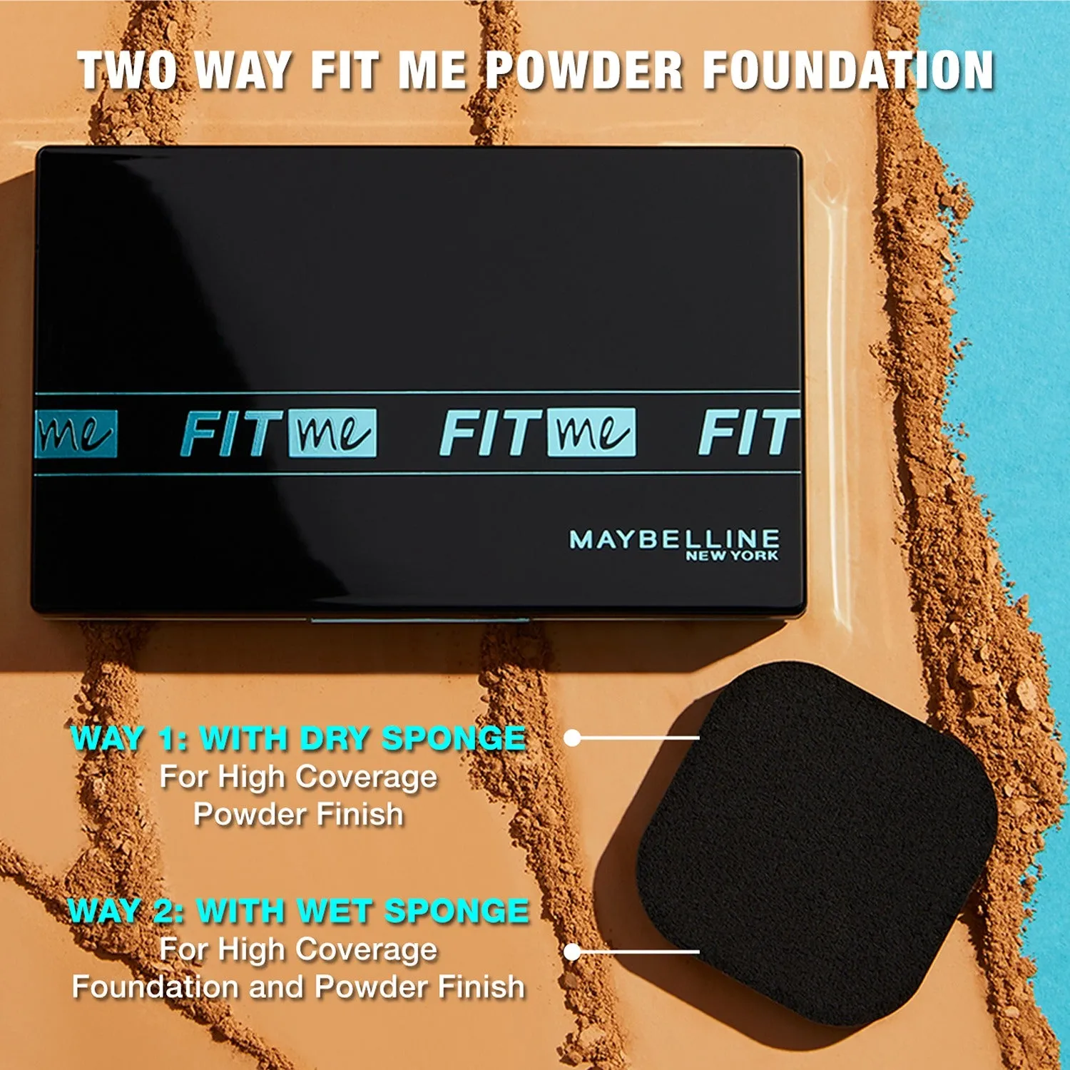 Maybelline New York Fit Me Ultimate Powder Foundation, Shade 310