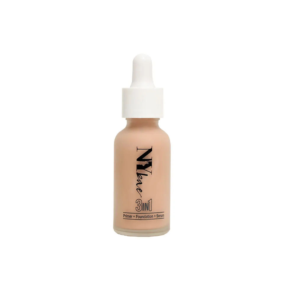 NY Bae 3 in 1  Primer   Foundation   Serum  - Cool Cashew 04 (30 ml) | Fair | Cool Undertone | Natural Finish | Medium Coverage