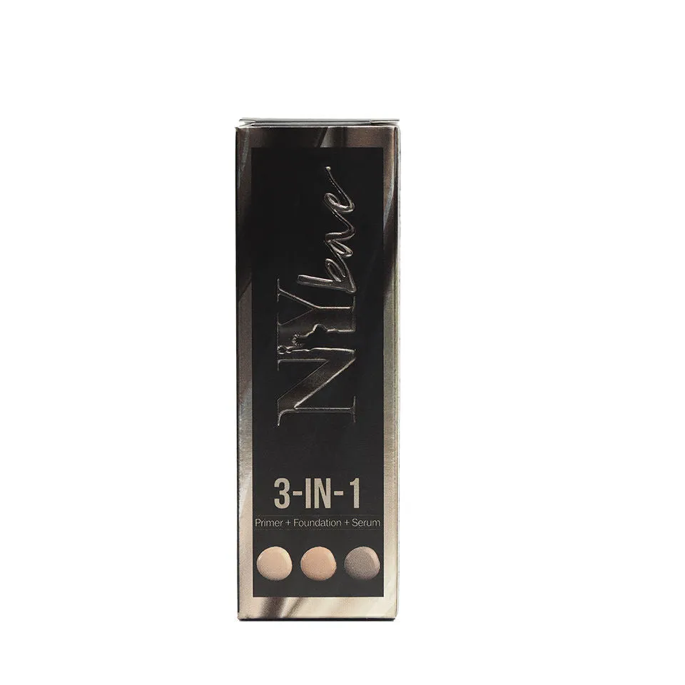 NY Bae 3 in 1 Primer   Foundation   Serum - Warm Vanilla 01 (30 ml) | Very Fair | Warm Undertone | Natural Finish | Medium Coverage