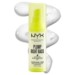 Nyx Professional Makeup Plump Right Back Primer   Serum Makeup-Gripping Serum Primer With Electrolytes