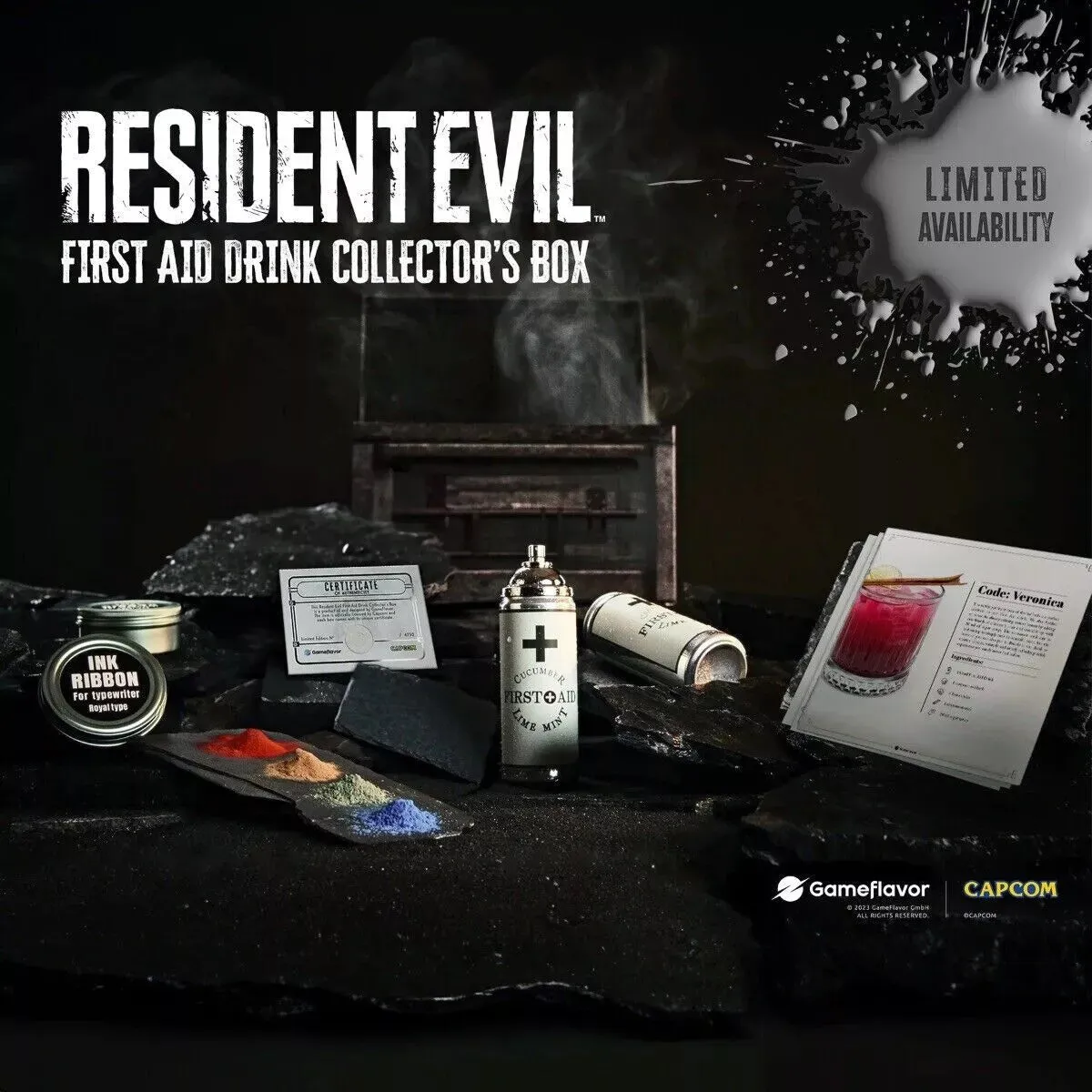 Resident Evil First Aid Drink Collector's Box (Limited Edition)