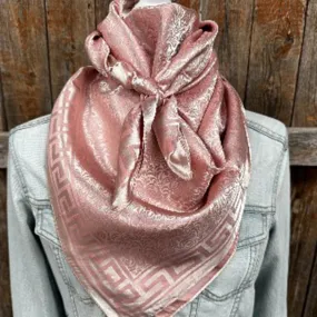 Rodeo Drive Blush Jacquard Wild Rag