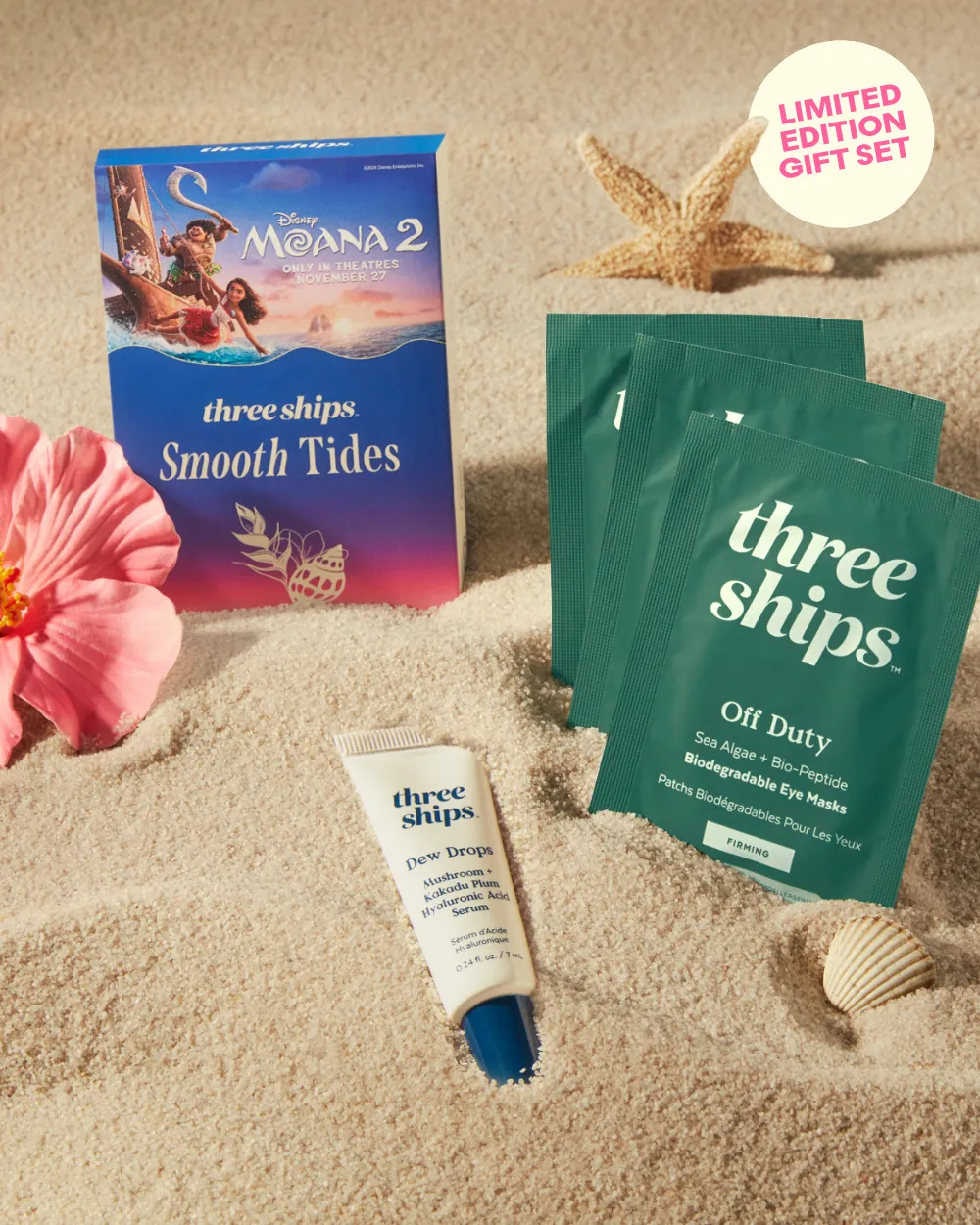 Smooth Tides Off Duty Biodegradable Eye Masks   Dew Drops Hyaluronic Acid Serum