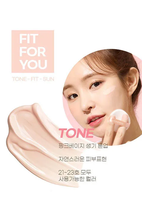 TONE Fit SUN Cushion SPF50  PA     12g