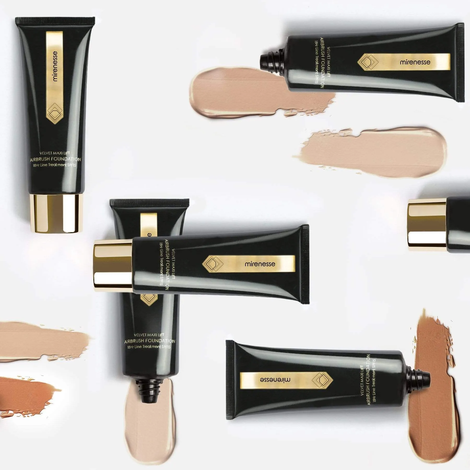 Velvet Maxilift Airbrush Foundation Sexy Kit-4 pce